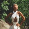 Off White Harmonia Dress Organic Boho Wedding Beach