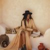 Ochre Kannika Shirt Dress Handmade Bohemian Dresses Chiffon