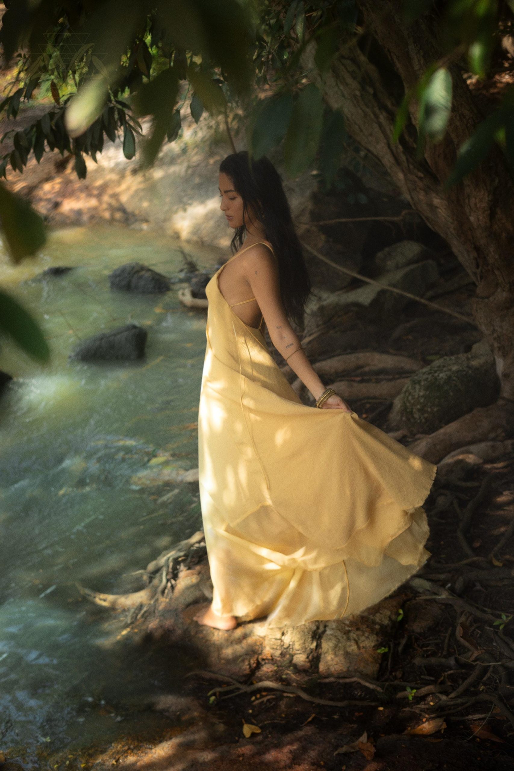 Yellow Gold Padma Dress Bohemian Goddess Beach Resort Yellow Gold Padma Dress Bohemian Goddess Beach Resort