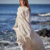 Linen Maxi Dress Plus Size Wedding Kaftan Abaya