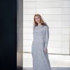 Maxi Sweatshirt Dress With Hood And Pockets Knitted