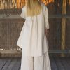 Oversized Linen Shirt Dress: Italian Tunic Blouse Plus