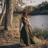Ready To Ship Wrap Linen Dress Maxi Summer