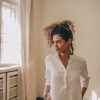 Linen Dress Maxi Kaftan Long Sleeve Plus Size