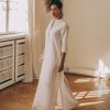 Linen Dress Maxi Kaftan Long Sleeve Plus Size