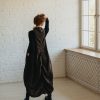 Heavyweight Linen Dress Women Balloon Style With Pockets