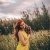 Mustard Yellow Linen Dress Summer For Women Romantic
