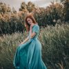Linen Maxi Dress Boho Wedding Gown Summer Cream
